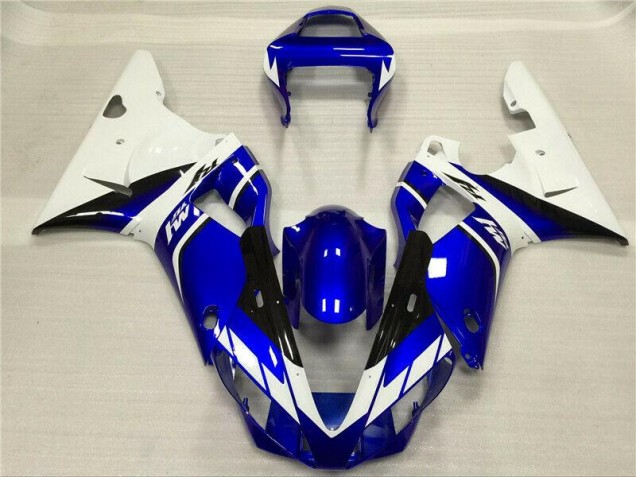 Blanc Bleu Carénage Moto Yamaha R1 2000-2001 Blanc Bleu Carénage Moto Yamaha R1 2000-2001