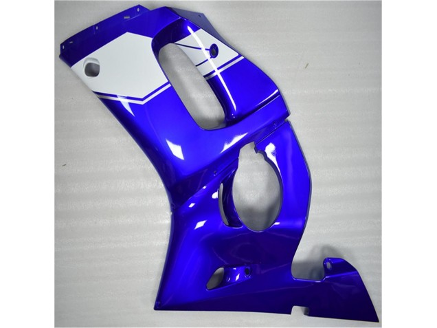 Blanc Bleu Carénage Moto Yamaha R6 1998-2002 Blanc Bleu Carénage Moto Yamaha R6 1998-2002