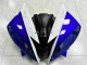 Blanc Bleu Carénage Moto Yamaha R6 2006-2007 Blanc Bleu Carénage Moto Yamaha R6 2006-2007