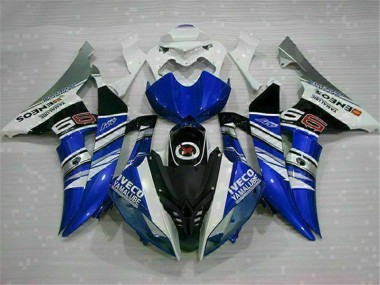 Blanc Bleu Carénage Moto Yamaha R6 2008-2016