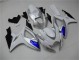 Blanc Bleu Carénages Moto Suzuki GSXR 600 / 750 K6 2006-2007 Blanc Bleu Carénages Moto Suzuki GSXR 600 / 750 K6 2006-2007