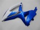 Blanc Bleu Carénages Moto Suzuki GSXR 600 / 750 K8 2008-2010 Blanc Bleu Carénages Moto Suzuki GSXR 600 / 750 K8 2008-2010