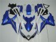 Blanc Bleu Carénages Moto Suzuki GSXR 600 / 750 K8 2008-2010 Blanc Bleu Carénages Moto Suzuki GSXR 600 / 750 K8 2008-2010