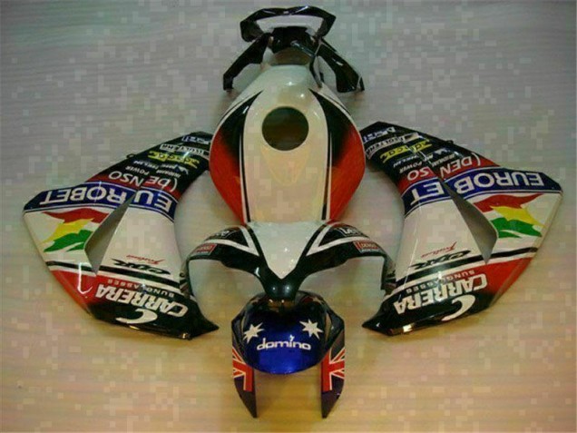 Blanc Bleu Carrosserie Moto Honda CBR 1000 RR 2008-2011 Blanc Bleu Carrosserie Moto Honda CBR 1000 RR 2008-2011