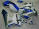 Blanc Bleu Carrosserie Moto Honda CBR 600 RR 2005-2006 Blanc Bleu Carrosserie Moto Honda CBR 600 RR 2005-2006