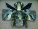 Blanc Bleu Flamme Carénage Moto Honda CBR 600 RR 2005-2006 Blanc Bleu Flamme Carénage Moto Honda CBR 600 RR 2005-2006