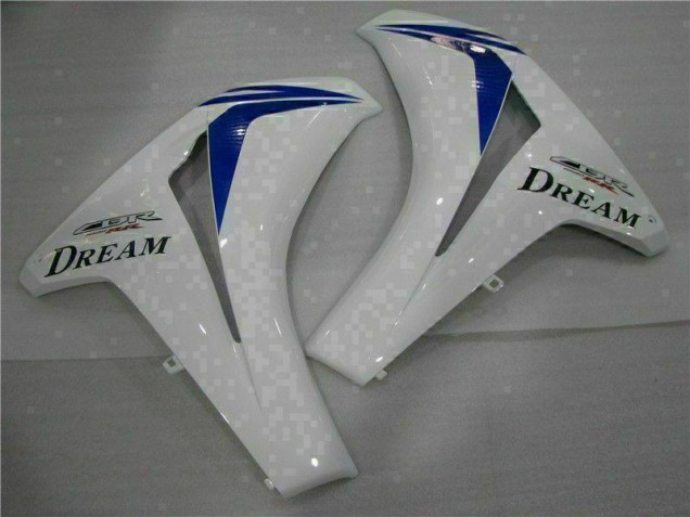 Blanc Bleu Kit Carénages Motos Complet Honda CBR 1000 RR 2008-2011 Blanc Bleu Kit Carénages Motos Complet Honda CBR 1000 RR 2008-2011