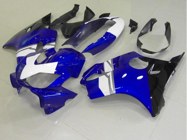 Blanc Bleu Noir Carénage Moto Honda CBR 600 F4i 2004-2007 Blanc Bleu Noir Carénage Moto Honda CBR 600 F4i 2004-2007