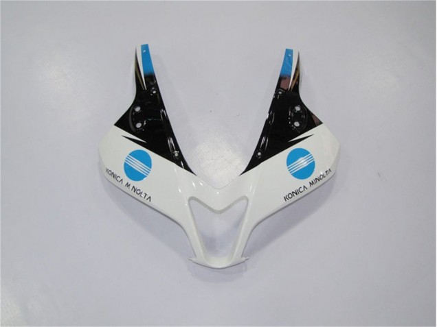 Blanc Bleu Noir Carénage Moto Honda CBR 600 RR 2007-2008 Blanc Bleu Noir Carénage Moto Honda CBR 600 RR 2007-2008