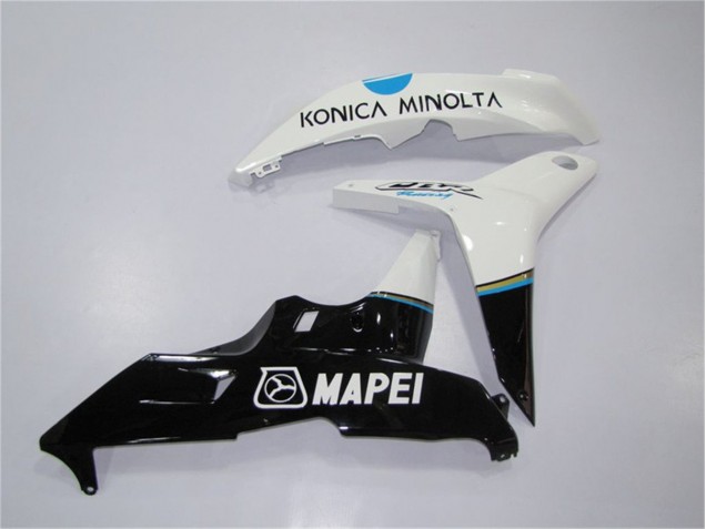 Blanc Bleu Noir Carénage Moto Honda CBR 600 RR 2007-2008 Blanc Bleu Noir Carénage Moto Honda CBR 600 RR 2007-2008