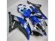 Blanc Bleu Noir Carénage Moto Yamaha R6 2008-2016 Blanc Bleu Noir Carénage Moto Yamaha R6 2008-2016