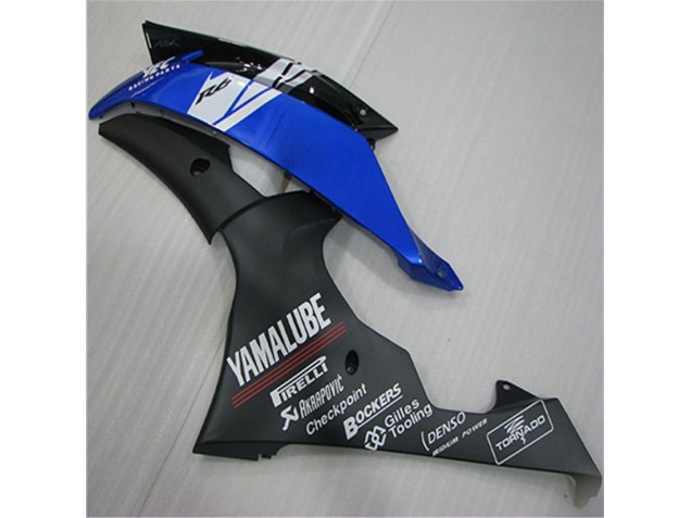 Blanc Bleu Noir Carénage Moto Yamaha R6 2008-2016 Blanc Bleu Noir Carénage Moto Yamaha R6 2008-2016
