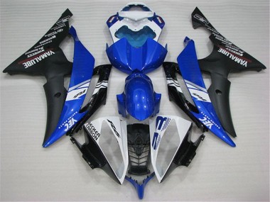 Blanc Bleu Noir Carénage Moto Yamaha R6 2008-2016