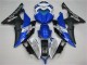 Blanc Bleu Noir Carénage Moto Yamaha R6 2008-2016 Blanc Bleu Noir Carénage Moto Yamaha R6 2008-2016