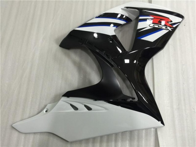 Blanc Bleu Noir Carénages Moto Suzuki GSXR 1000 K9 2009-2016 Blanc Bleu Noir Carénages Moto Suzuki GSXR 1000 K9 2009-2016