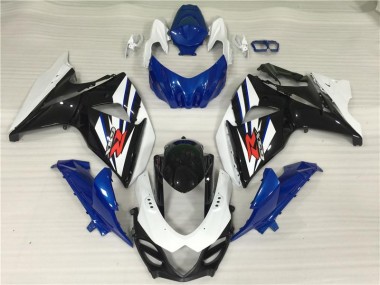 Blanc Bleu Noir Carénages Moto Suzuki GSXR 1000 K9 2009-2016
