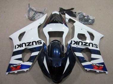 Blanc Bleu Noir Décalque Carénage Moto Suzuki GSXR 1000 K3 2003-2004