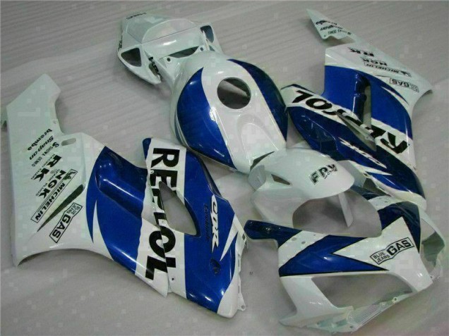 Blanc Bleu Repsol Carénage Moto Honda CBR 1000 RR 2004-2005 Blanc Bleu Repsol Carénage Moto Honda CBR 1000 RR 2004-2005