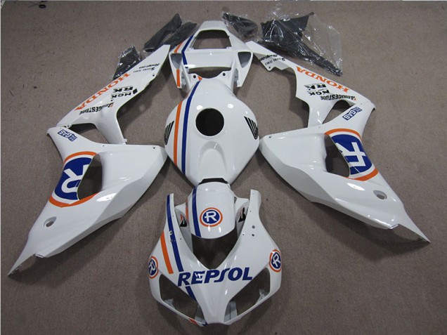 Blanc Bleu Repsol Carénage Moto Honda CBR 1000 RR 2006-2007 Blanc Bleu Repsol Carénage Moto Honda CBR 1000 RR 2006-2007