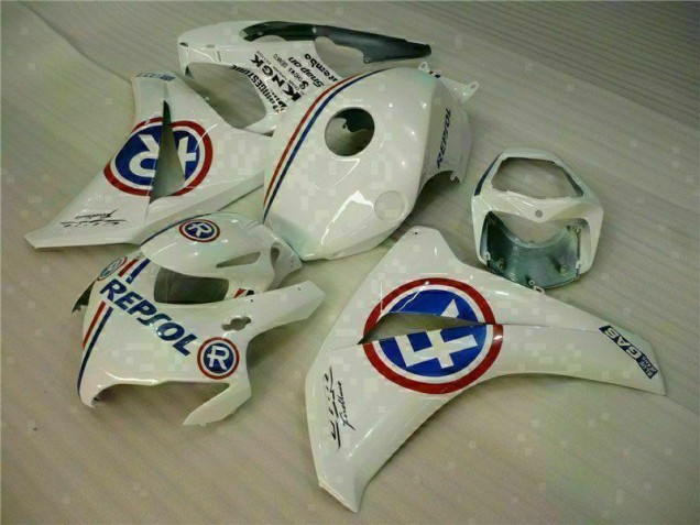 Blanc Bleu Repsol Carénage Moto Honda CBR 1000 RR 2008-2011 Blanc Bleu Repsol Carénage Moto Honda CBR 1000 RR 2008-2011