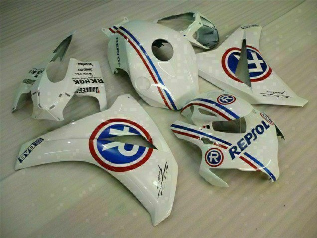 Blanc Bleu Repsol Carénage Moto Honda CBR 1000 RR 2008-2011 Blanc Bleu Repsol Carénage Moto Honda CBR 1000 RR 2008-2011