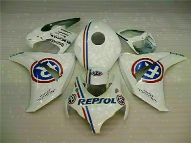 Blanc Bleu Repsol Carénage Moto Honda CBR 1000 RR 2008-2011