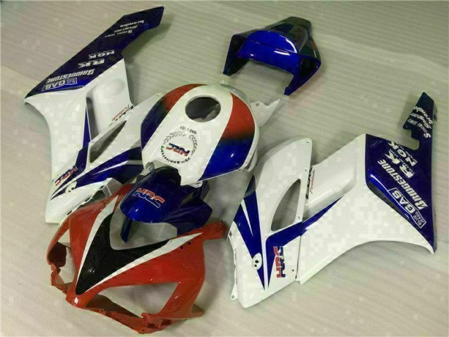 Blanc Bleu Rouge Carénage Moto Honda CBR 1000 RR 2004-2005 Blanc Bleu Rouge Carénage Moto Honda CBR 1000 RR 2004-2005