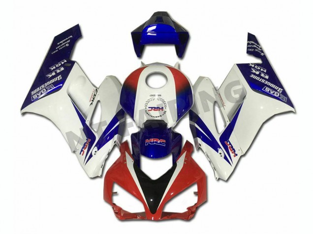 Blanc Bleu Rouge Carénage Moto Honda CBR 1000 RR 2004-2005 Blanc Bleu Rouge Carénage Moto Honda CBR 1000 RR 2004-2005