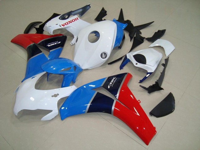 Blanc Bleu Rouge Carénage Moto Honda CBR 1000 RR 2008-2011 Blanc Bleu Rouge Carénage Moto Honda CBR 1000 RR 2008-2011