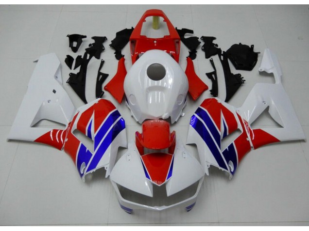 Blanc Bleu Rouge Carénage Moto Honda CBR 600 RR 2013-2021