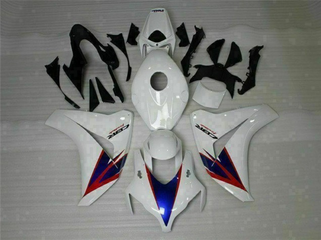Blanc Bleu Rouge Carénages Moto Honda CBR 1000 RR 2008-2011 Blanc Bleu Rouge Carénages Moto Honda CBR 1000 RR 2008-2011