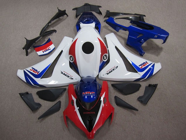 Blanc Bleu Rouge HRC Carénages Moto Honda CBR 1000 RR 2008-2011 Blanc Bleu Rouge HRC Carénages Moto Honda CBR 1000 RR 2008-2011