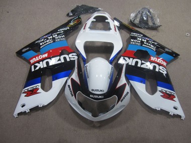 Blanc Bleu Rouge Motul Carénage Moto Suzuki GSXR 750 K1 K2 K3 2001-2003