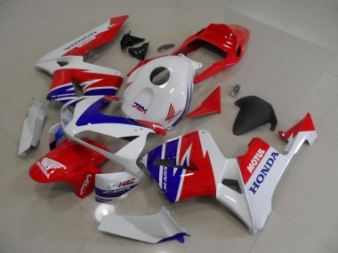 Blanc Bleu Rouge Motul HRC Carénage Moto Honda CBR 600 RR 2005-2006