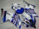 Blanc Bleu Sterilgarda Volvo Carénage Moto Yamaha R6 2008-2016 Blanc Bleu Sterilgarda Volvo Carénage Moto Yamaha R6 2008-2016