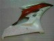 Blanc Brun Carénage Moto Yamaha R6 2006-2007 Blanc Brun Carénage Moto Yamaha R6 2006-2007