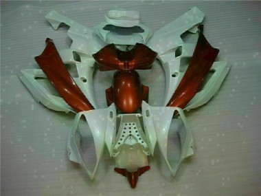 Blanc Brun Carénage Moto Yamaha R6 2006-2007