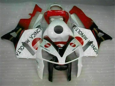 Blanc Carénage Moto ABS Honda CBR 600 RR 2005-2006