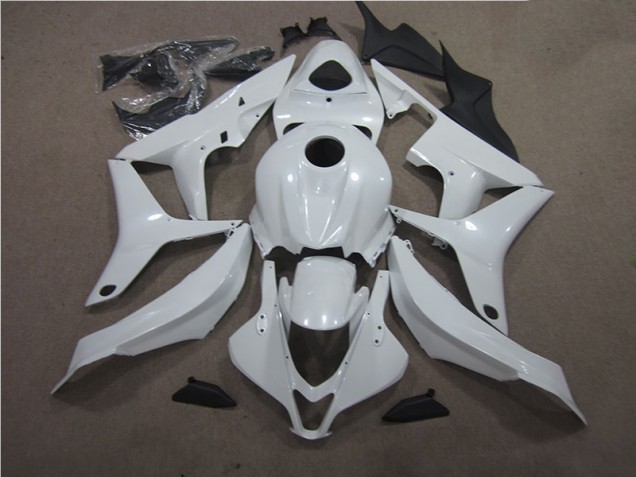 Blanc Carénage Moto Honda CBR 600 RR 2007-2008 Blanc Carénage Moto Honda CBR 600 RR 2007-2008