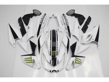 Blanc Carénage Moto Kawasaki Z1000 2007-2009