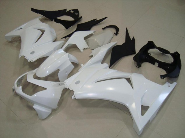 Blanc Carénage Moto Kawasaki ZX 250R 2008-2012 Blanc Carénage Moto Kawasaki ZX 250R 2008-2012