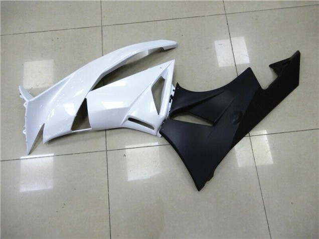 Blanc Carénage Moto Kawasaki ZX6R 2009-2012 Blanc Carénage Moto Kawasaki ZX6R 2009-2012
