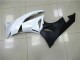 Blanc Carénage Moto Kawasaki ZX6R 2009-2012 Blanc Carénage Moto Kawasaki ZX6R 2009-2012
