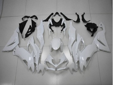 Blanc Carénage Moto Kawasaki ZX6R 2019-2023