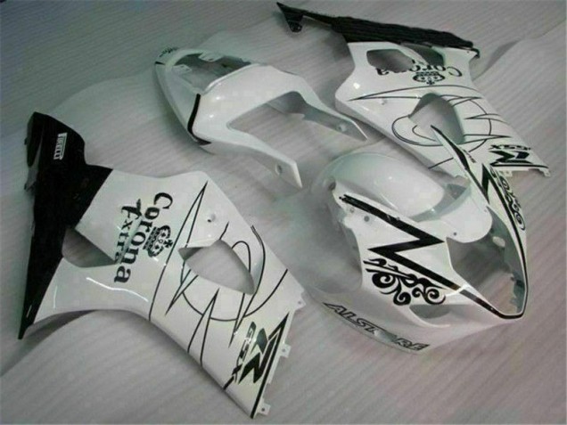 Blanc Carénage Moto Suzuki GSXR 1000 K3 2003-2004 Blanc Carénage Moto Suzuki GSXR 1000 K3 2003-2004