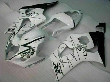 Blanc Carénage Moto Suzuki GSXR 1000 K3 2003-2004