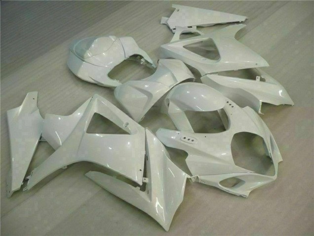 Blanc Carénage Moto Suzuki GSXR 1000 K7 2007-2008 Blanc Carénage Moto Suzuki GSXR 1000 K7 2007-2008