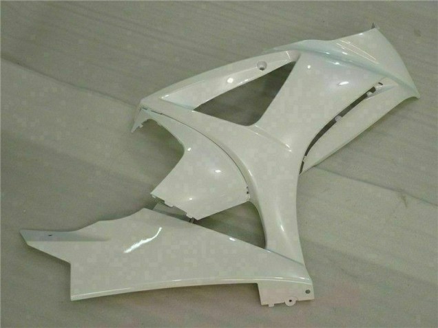 Blanc Carénage Moto Suzuki GSXR 1000 K7 2007-2008 Blanc Carénage Moto Suzuki GSXR 1000 K7 2007-2008