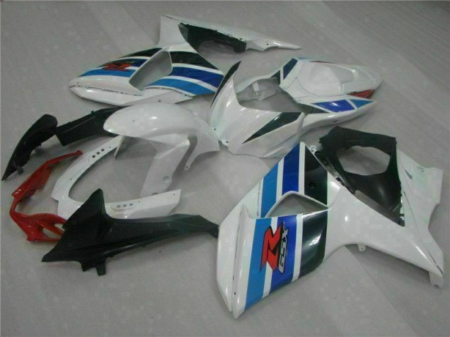 Blanc Carénage Moto Suzuki GSXR 1000 K9 2009-2016