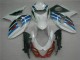 Blanc Carénage Moto Suzuki GSXR 1000 K9 2009-2016